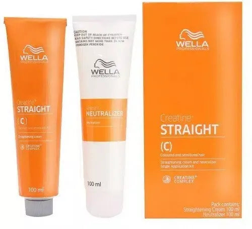 Wella Professionals Creatine+ (C) Cream & Neutilzer For Straight Hairs - 200ml