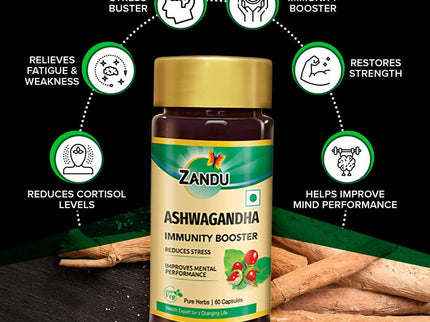 Zandu Ashwagandha Immunity Booster Capsules
