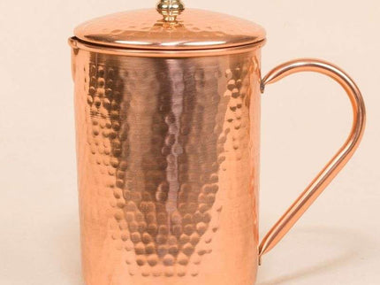 Ishalife Hammered Copper Water Jug - 1.5 Liters