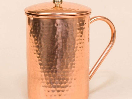 Ishalife Hammered Copper Water Jug - 1.5 Liters