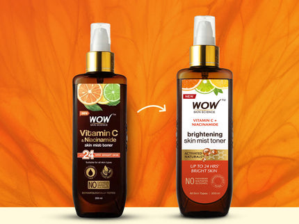 Wow Skin Science Vitamin C & Niacinamide Skin Mist Toner - 200 ml
