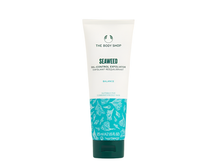 the body shop seaweed oil - control exfoliator - 125 ml