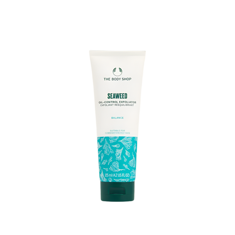the body shop seaweed oil - control exfoliator - 125 ml