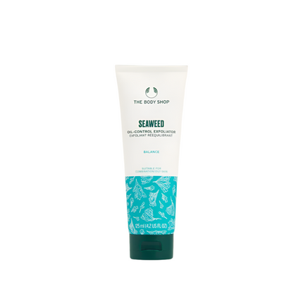 the body shop seaweed oil - control exfoliator - 125 ml
