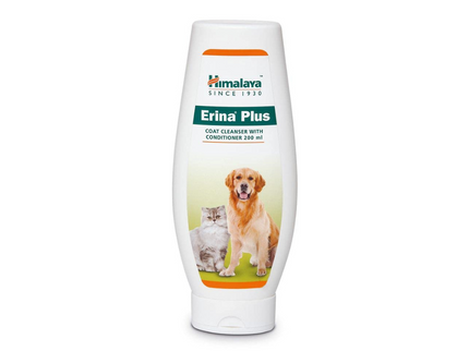 Himalaya Erina Plus Coat Cleanser With Conditioner for Dogs and Cats | 200 Ml