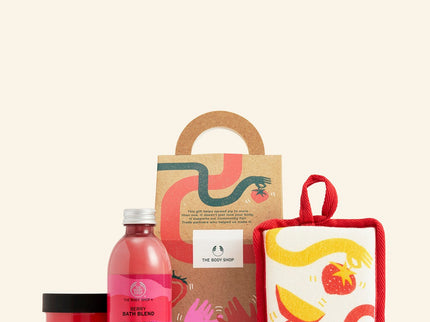 The Body Shop Soak & Slather Berry Bath Set - 1 Pc