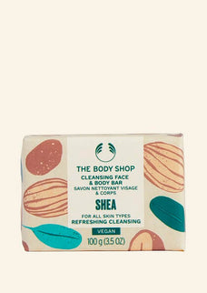 The Body Shop Shea Cleansing Face & Body Slab -150 gms