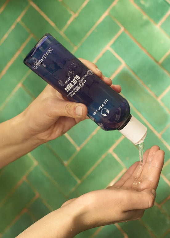 The Body Shop Blue Musk Hair And Body Wash - 250 ml