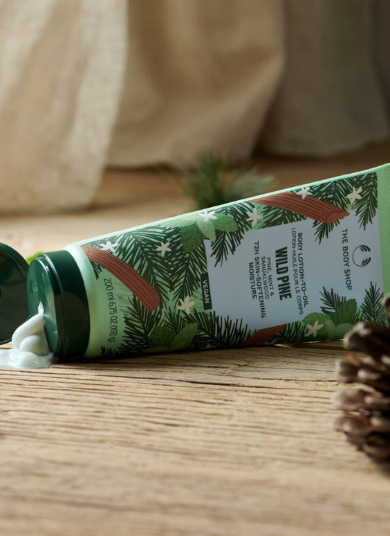 The Body Shop Wild Pine Body Lotion-To-Oil - 200 ml
