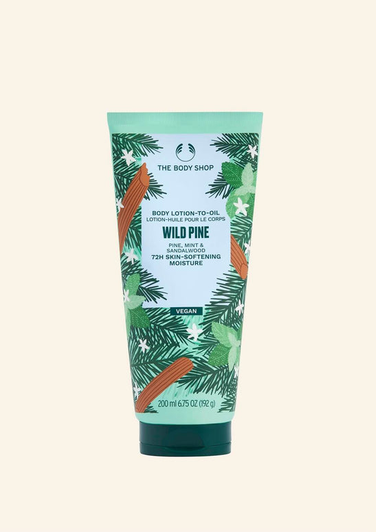 The Body Shop Wild Pine Body Lotion-To-Oil - 200 ml