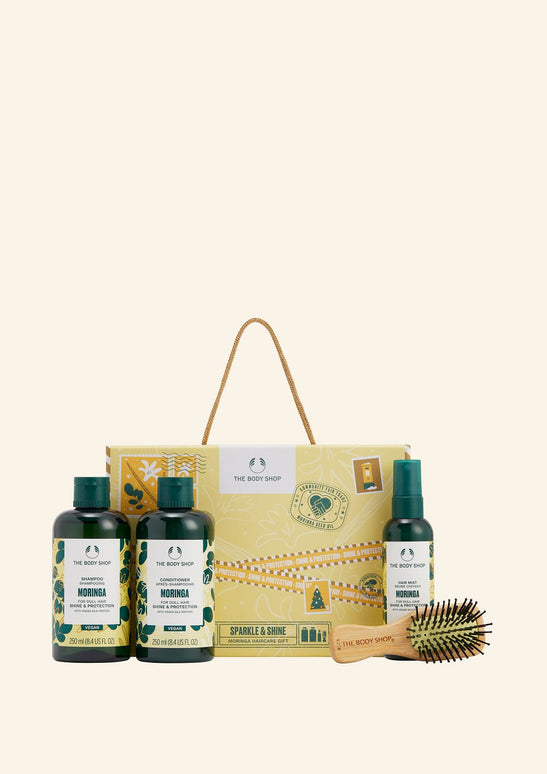 The Body Shop Sparkle & Shine Moringa Haircare Gift - 1 Pc