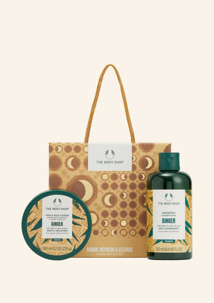 The Body Shop Scrub, Refresh & Cleanse Ginger Hair Gift - 1 Pc