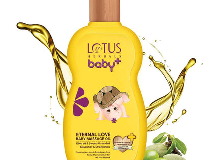 Lotus Herbals Baby+ Eternal Love Baby Massage Oil