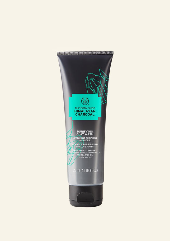 The Body Shop Himalayan Charcoal Purifying Clay Wash - 125 ml
