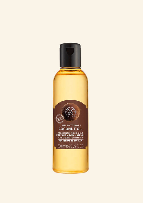 The Body Shop Coconut Oil Brilliantly Nourishing Pre-Shampoo Hair Oil - 200 ml