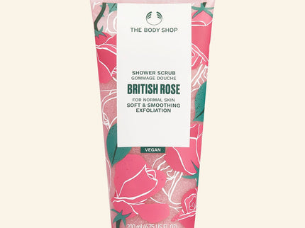 The Body Shop British Rose Shower Scrub - 200 ml