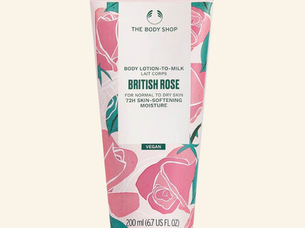 The Body Shop British Rose Lotion-To-Milk