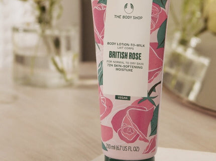 The Body Shop British Rose Lotion-To-Milk