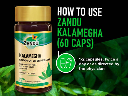 Zandu Kalamegha Good For Liver Health Capsules