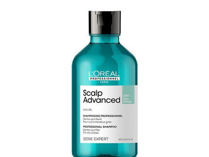 L'Oreal Professionnel Scalp Advanced Anti-Oiliness Dermo-Purifier Shampoo - 300 ml