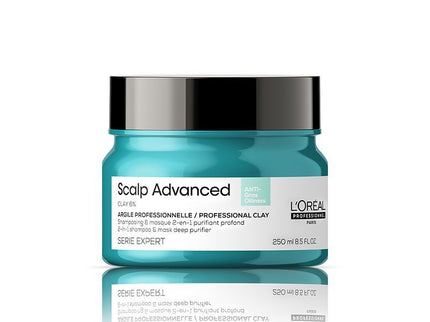 L'Oreal Professionnel Scalp Advanced Anti-Oiliness 2-in-1 Deep Purifier Clay - 250 ml