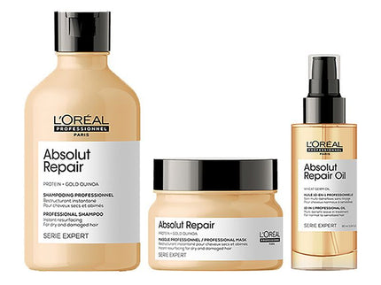 L'Oreal Professionnel Absolut Repair Shampoo with Hair Mask &  Hair Serum
