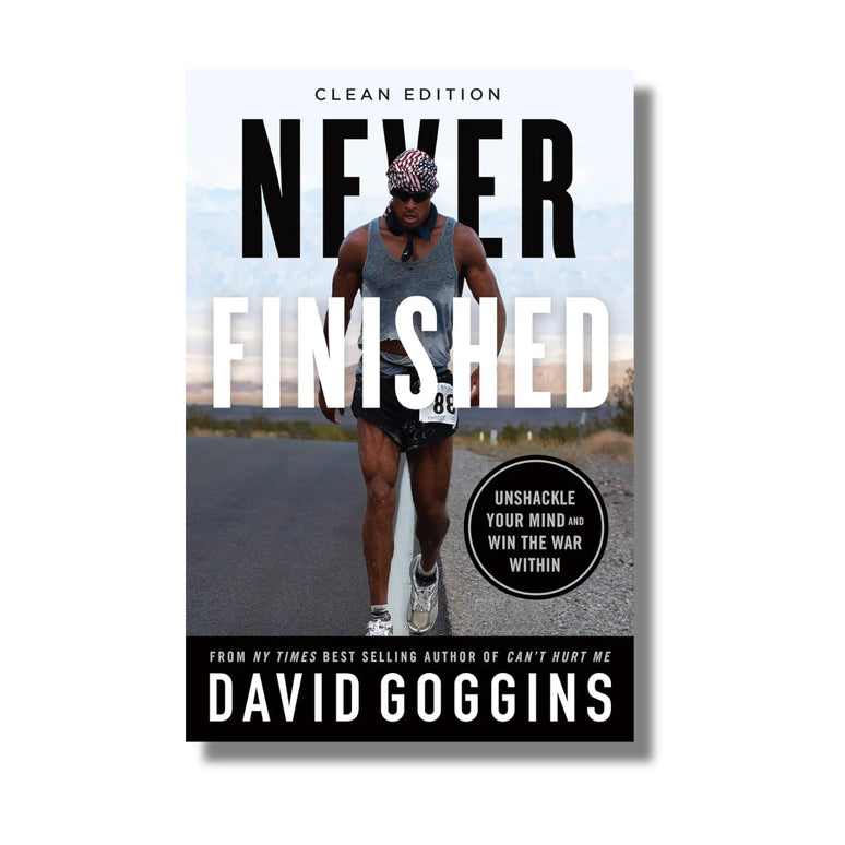 David Goggins Book Set – Can't Hurt Me + Never Finished (2 Books Combo) | Motivation, Mental Toughness & Self-Discipline