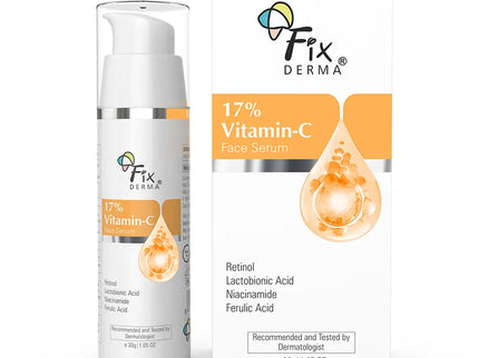 Fixderma 17% Vitamin C Face Serum - 30 gms