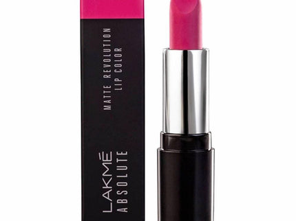 Lakme Absolute Matte Revolution Lip Color Pink Million 202 - 3.5 gms