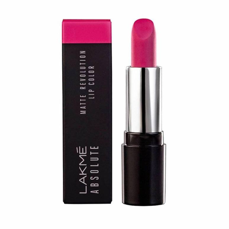 Lakme Absolute Matte Revolution Lip Color Pink Million 202 - 3.5 gms