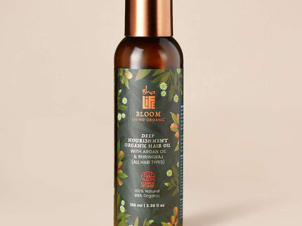 Isha Life Deep Nourishment Organic Hair Oil With Argan Oil & Bhringraj - 100ml