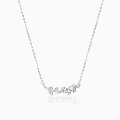 Silver Leaf Necklace