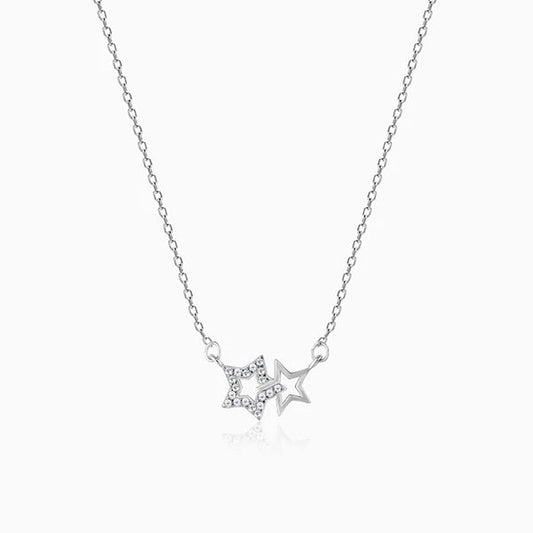 Silver Starry Affair Necklace