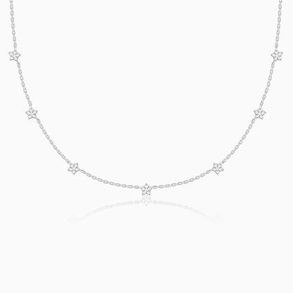 Silver Star Constellation Necklace