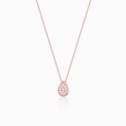 Rose Gold Studded Swayer Necklace