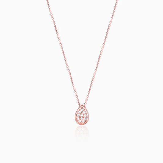 Rose Gold Studded Swayer Necklace