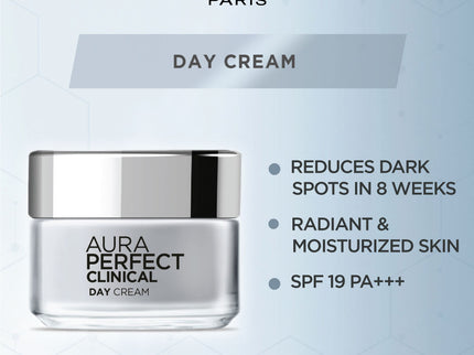 L'Oreal Paris Aura Perfect Clinical Day Cream With With SPF19 PA+++ - 50 ml