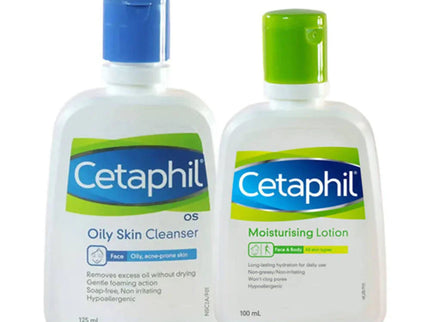 Cetaphil Skin Care Regime For Oily Skin Combo