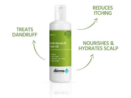 The Derma Co Anti-Dandruff Hair Oil For Dandruff & Itch Control - 100 ml
