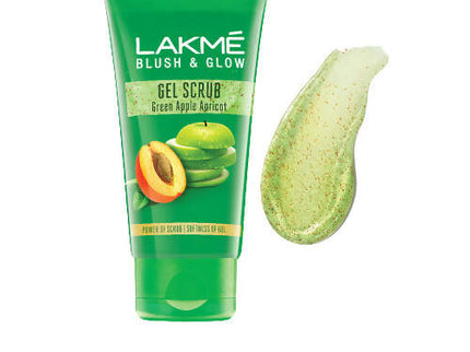 Lakmé Blush & Glow Gentle Deep Clean Gel Scrub With Green Apple & Apricot - 50 gms