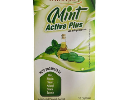 Patanjali Mint Active Plus Veg Softgel Capsules