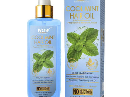 Wow Skin Science Cool Mint Hair Oil - 200 ml
