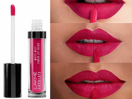 Lakme Absolute Matte Melt Liquid Lip Color Pink Poison - 6 ml