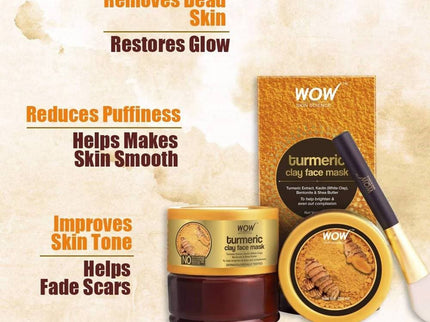 Wow Skin Science Turmeric Clay Face Mask - 200 ml