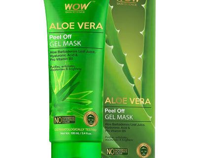 Wow Skin Science Aloe Vera Peel Off Gel Mask - 100 ml