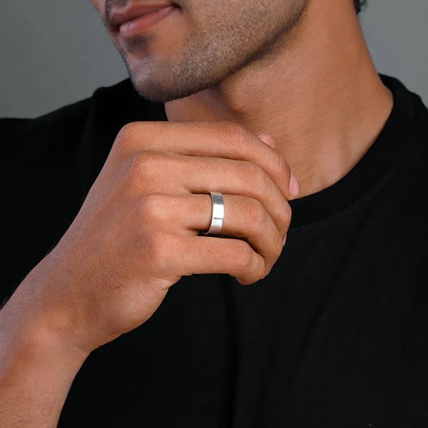 Silver Keep Shining Ring For Him