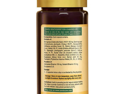 Zandu Hair Growth Vitalizer Capsules - 60 caps