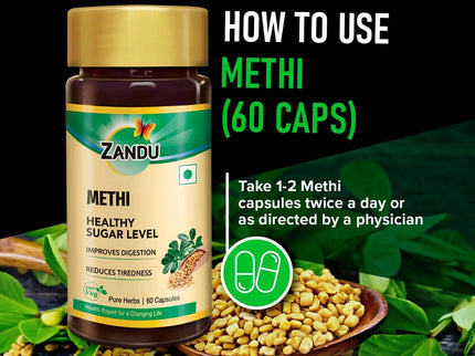 Zandu Methi Healthy Sugar Level Capsules