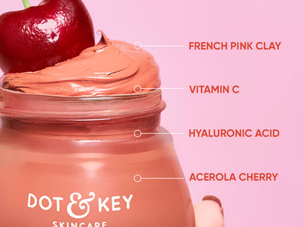 Dot & Key Glow Reviving Vitamin C Pink Clay Face Mask - 85 gms