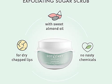 Dot & Key Lip Polish Exfoliating Sugar Scrub - 21 ML